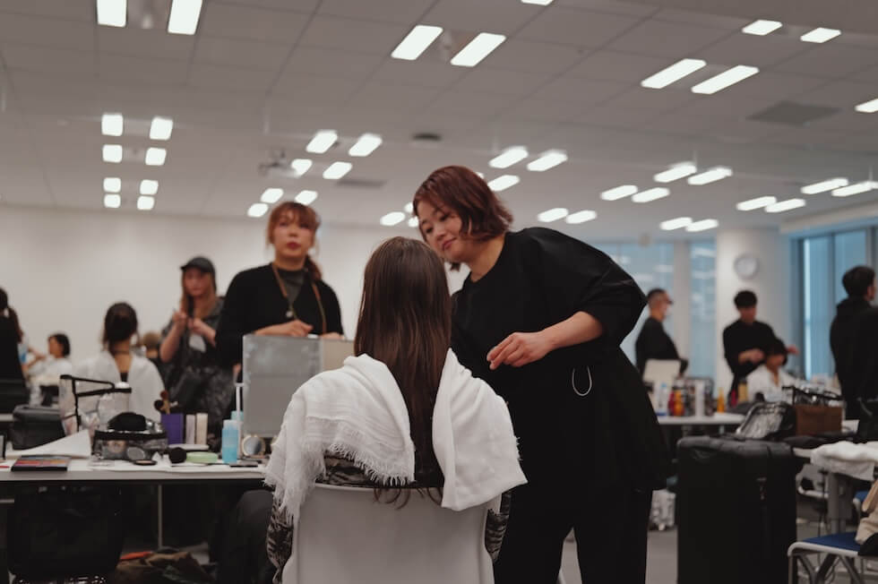 バックステージの様子その18