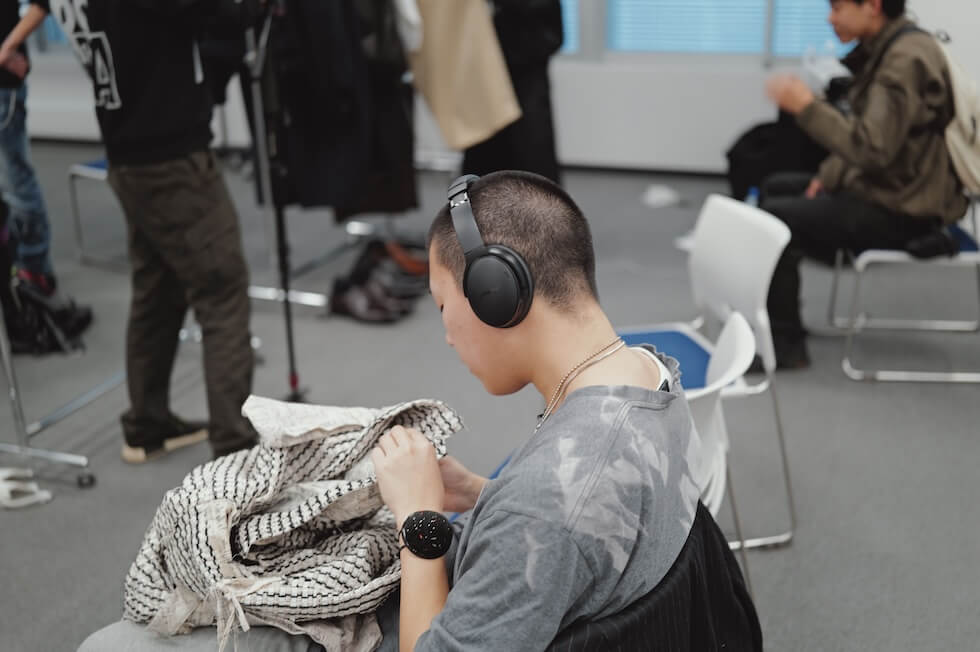 バックステージの様子その2