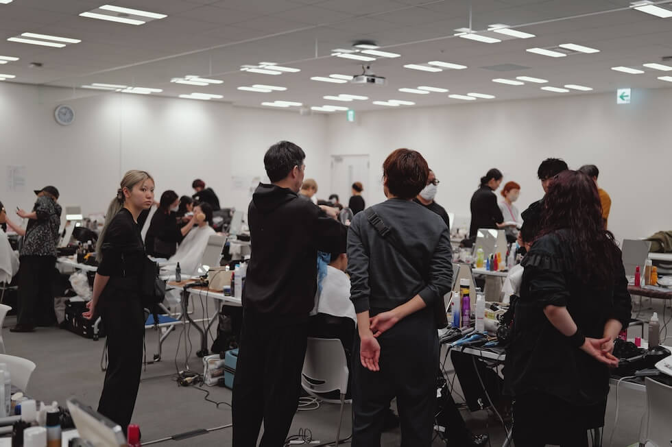 バックステージの様子その20