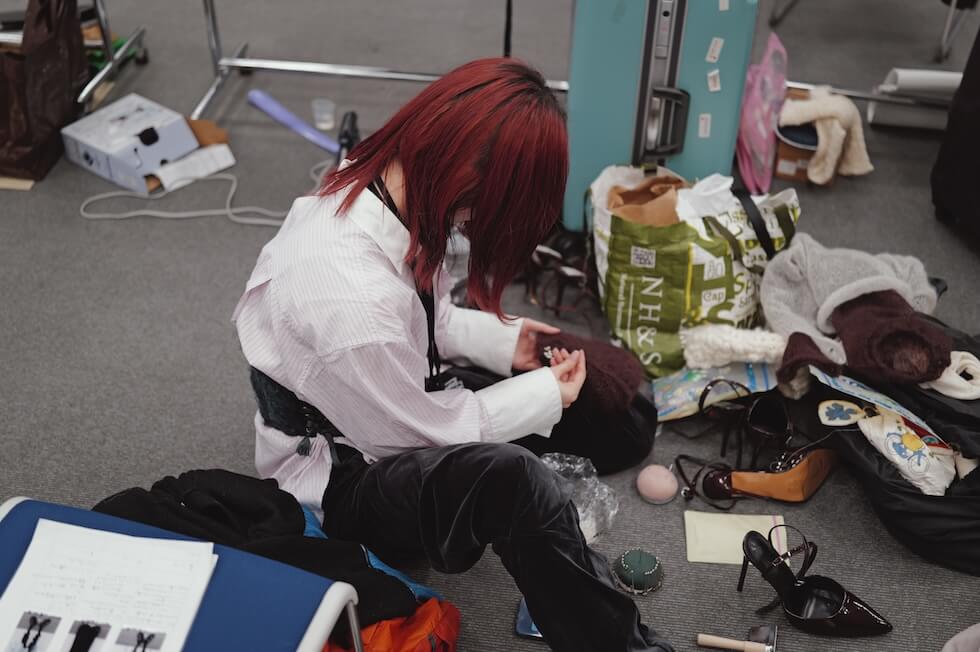 バックステージの様子その21