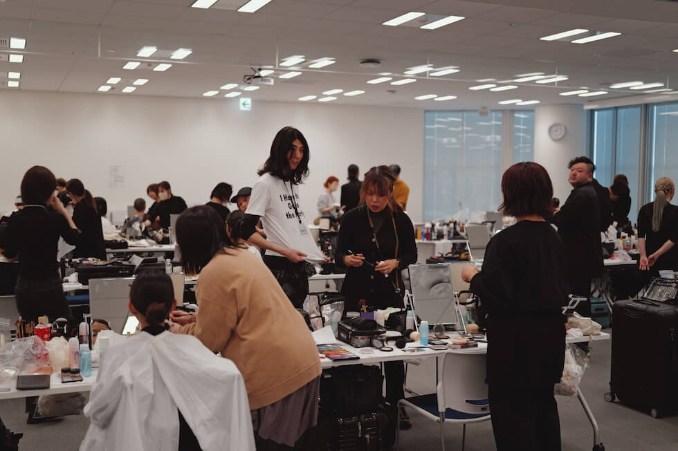 バックステージの様子その8