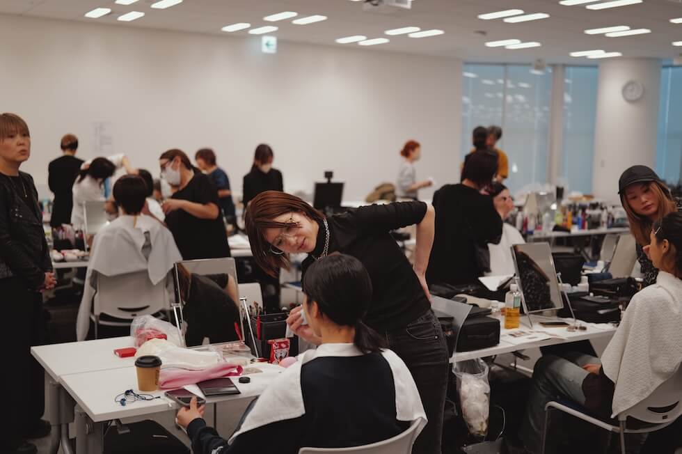 バックステージの様子その9